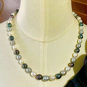 Honora Sterling Baroque Freshwater Pearl Necklace